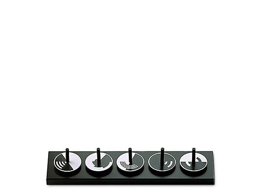 Toupies - Encrier op - tric - toupies jeu design - Rouge et Noir