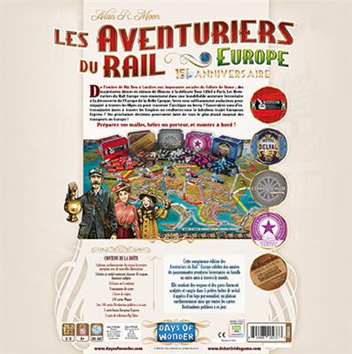 Aventuriers du rail - Europe - 15e Anniv.