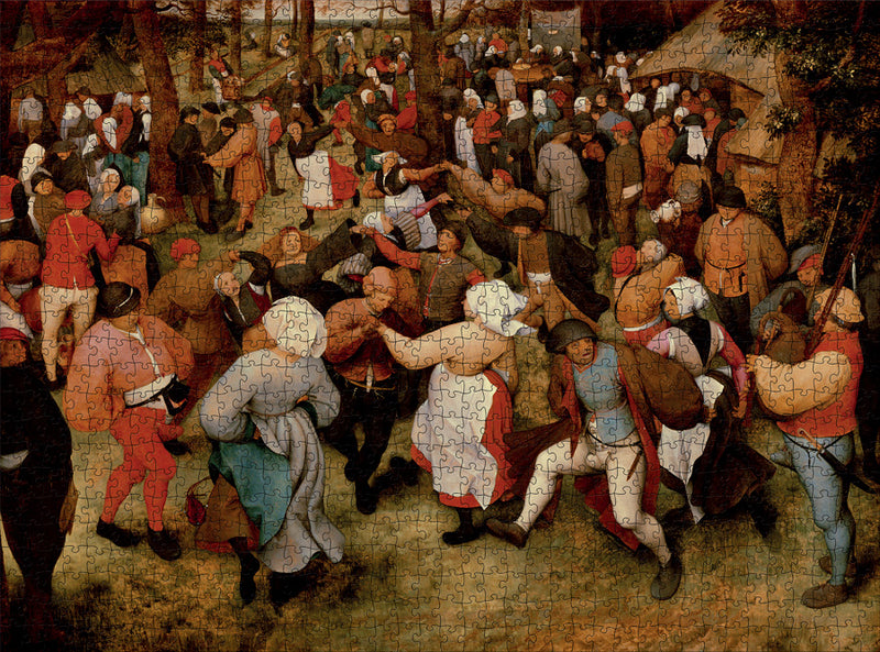 Puzzle Pomegranate - 1000 p - La danse de la mariée en plein air - Brueghel