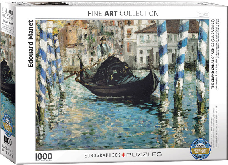 Puzzle Eurographics - 1000 p - Le grand canal de Venise - Manet