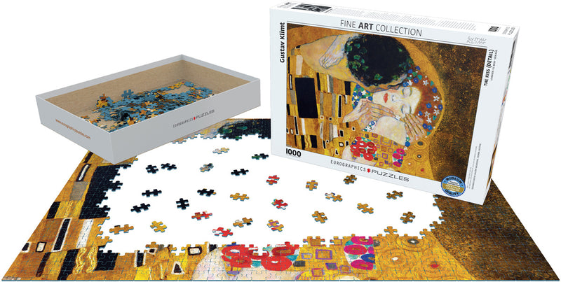 Puzzle Eurographics - 1000 p - Le Baiser (Détail) - Klimt