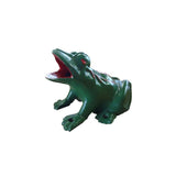 Grenouille en fonte pour jeu de tonneau - Jeu d'adresse en bois - Rouge et Noir