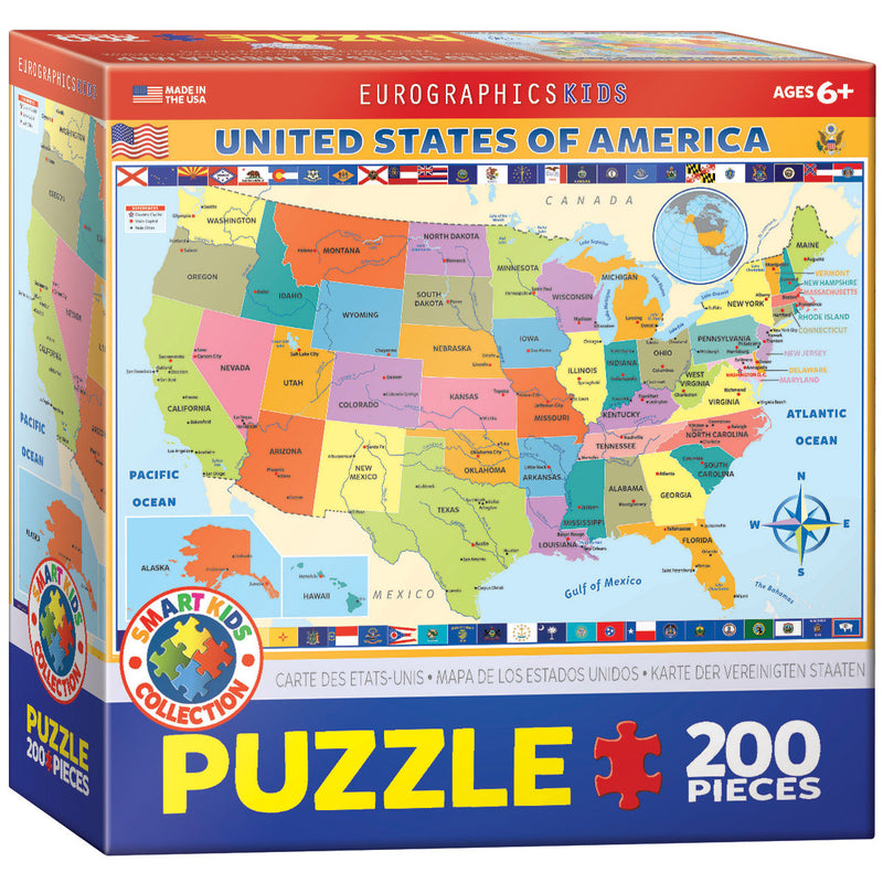 Puzzle Eurographics - 200 p - Carte de l’Europe