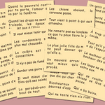 200 Proverbes Français - fin de soirée solitaire - Rouge et Noir