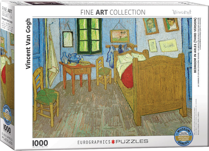 Puzzle Eurographics - 1000 p - La chambre à coucher - Van Gogh