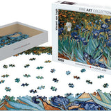 Puzzle Eurographics - 1000 p - Iris - Vincent Van Gogh - Puzzle en carton - Rouge et Noir