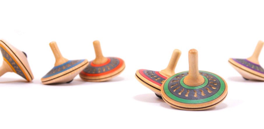 Toupie Arabesque - Toupies - Rouge et Noir