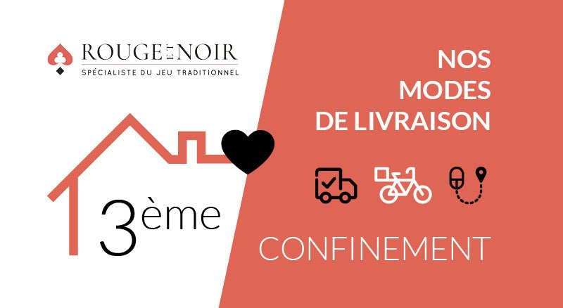 3ème Confinement - Rouge et Noir adapte ses horaires et modes de livraison ! - Rouge et Noir