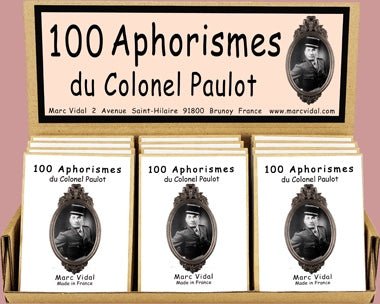 100 Aphorismes du Colonel Paulot - fin de soirée solitaire - Rouge et Noir