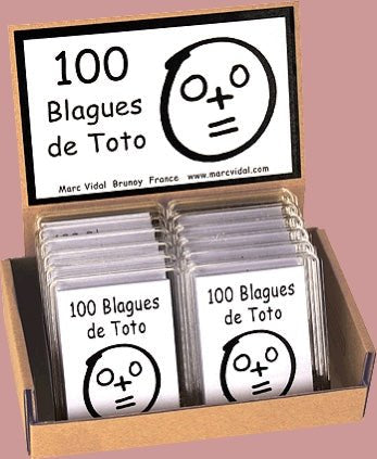 100 Blagues de Toto - fin de soirée solitaire - Rouge et Noir