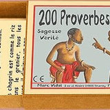 200 Proverbes africains - fin de soirée solitaire - Rouge et Noir