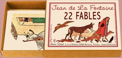 22 Fables de La Fontaine - fin de soirée à partager - Rouge et Noir