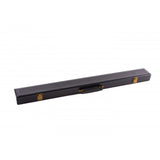 Etui queue de billard - mallette simili cuir noir surpiqué