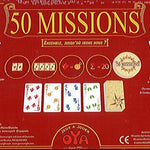 50 missions - Jeu de plateau de stratégie coopératif - Rouge et Noir