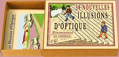 50 Nouvelles Illusions d'optique - fin de soirée solitaire - Rouge et Noir