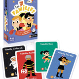 7 familles - jeu d’astuce et de mémoire - Cartes Enfants - Rouge et Noir