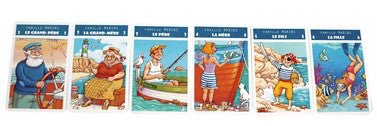 7 Familles tradition - Cartes Enfants - Rouge et Noir