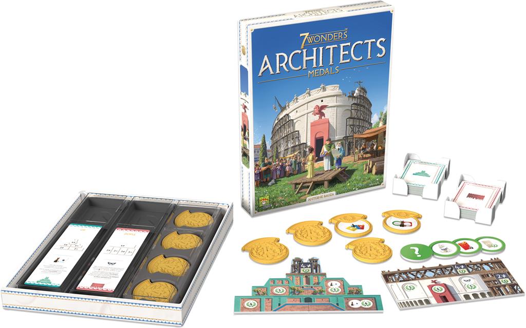 7 WONDERS ARCHITECTS : MEDALS (EXT) - Rouge et Noir