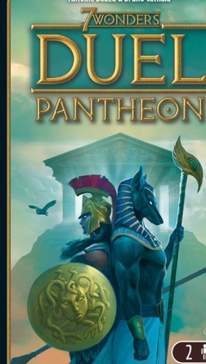 7 Wonders Duel - Extension Panthéon - jeu de plateau de stratégie à deux - Rouge et Noir