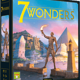 7 Wonders - Jeu de plateau de stratégie - Rouge et Noir