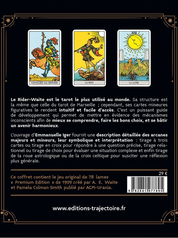 Tarot div - Coffret Rider Waite - Le livre et le jeu original