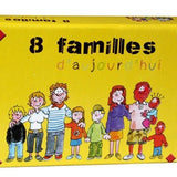 8 familles d'aujourdhui - Cartes Enfants - Rouge et Noir