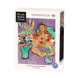 Puzzle Bois Michèle Wilson - 150 pièces - Jeune fille aux anémones - Matisse