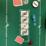 Ensemble Tapis + Mallette Poker avec racks - 300 jetons Céramique - French Touch - Pack Luxe