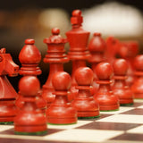 Pièces d'échecs Club Rouges en Buis - Chopra