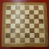 Ensemble jeu d'échecs en acacia - Coffre à volet - Magnétique