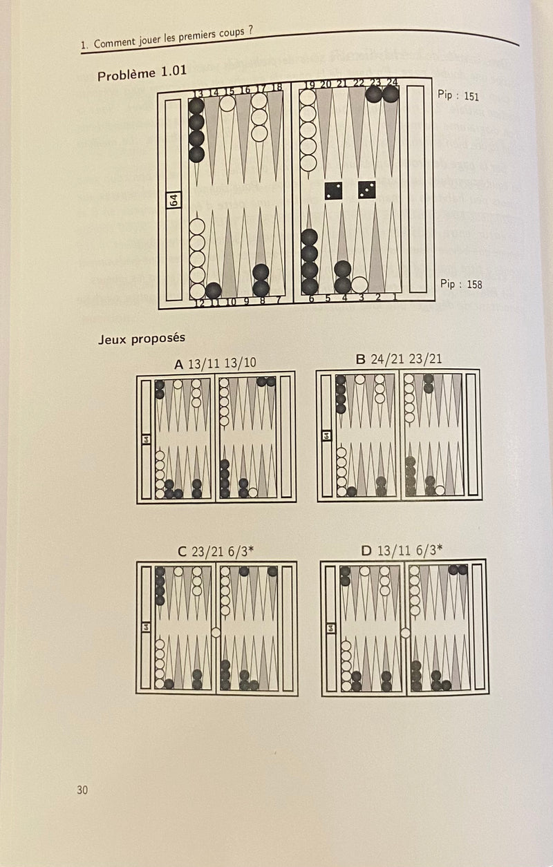 Backgammon - Concepts Stratégiques - F. Tardieu