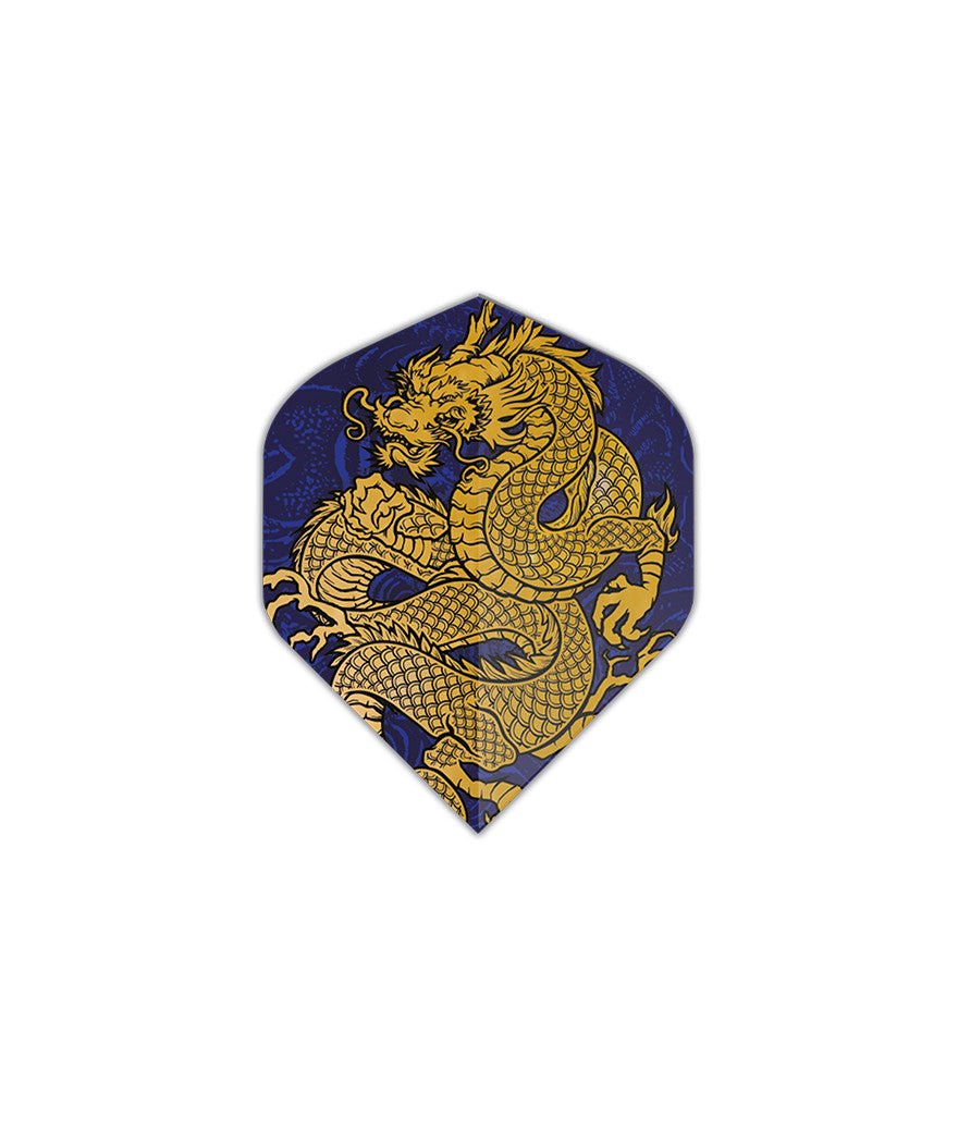 Ailettes Elkadart - Dragon Flight - accessoire Fléchettes - Rouge et Noir