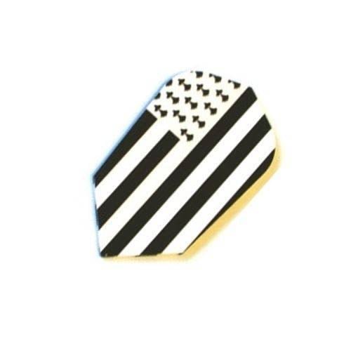 Ailettes Gwen Ha Du - Drapeau breton - accessoire Fléchettes - Rouge et Noir