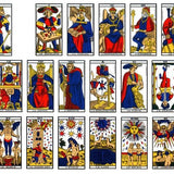 Ancien tarot de Marseille - divination ésotérisme tarot divinatoire - Rouge et Noir