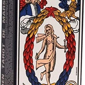 Ancien tarot de Marseille - divination ésotérisme tarot divinatoire - Rouge et Noir