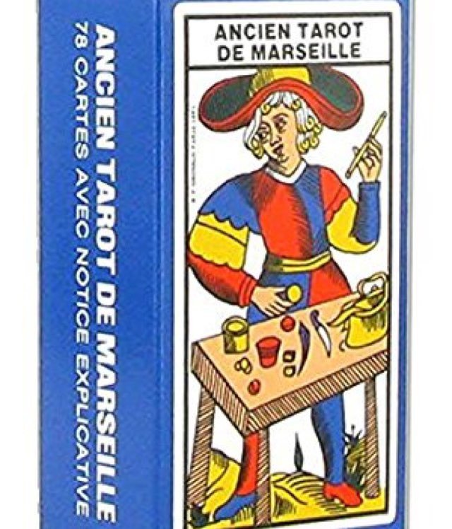 Ancien tarot de Marseille - Mini - jeu divinatoire - Rouge et Noir