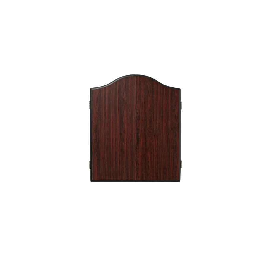 Armoire pour cibles de fléchettes - Cabinet Palissandre - accessoire Fléchettes - Rouge et Noir