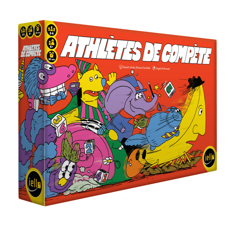 Athlètes de Compète - Jeu de plateau de stratégie - Rouge et Noir