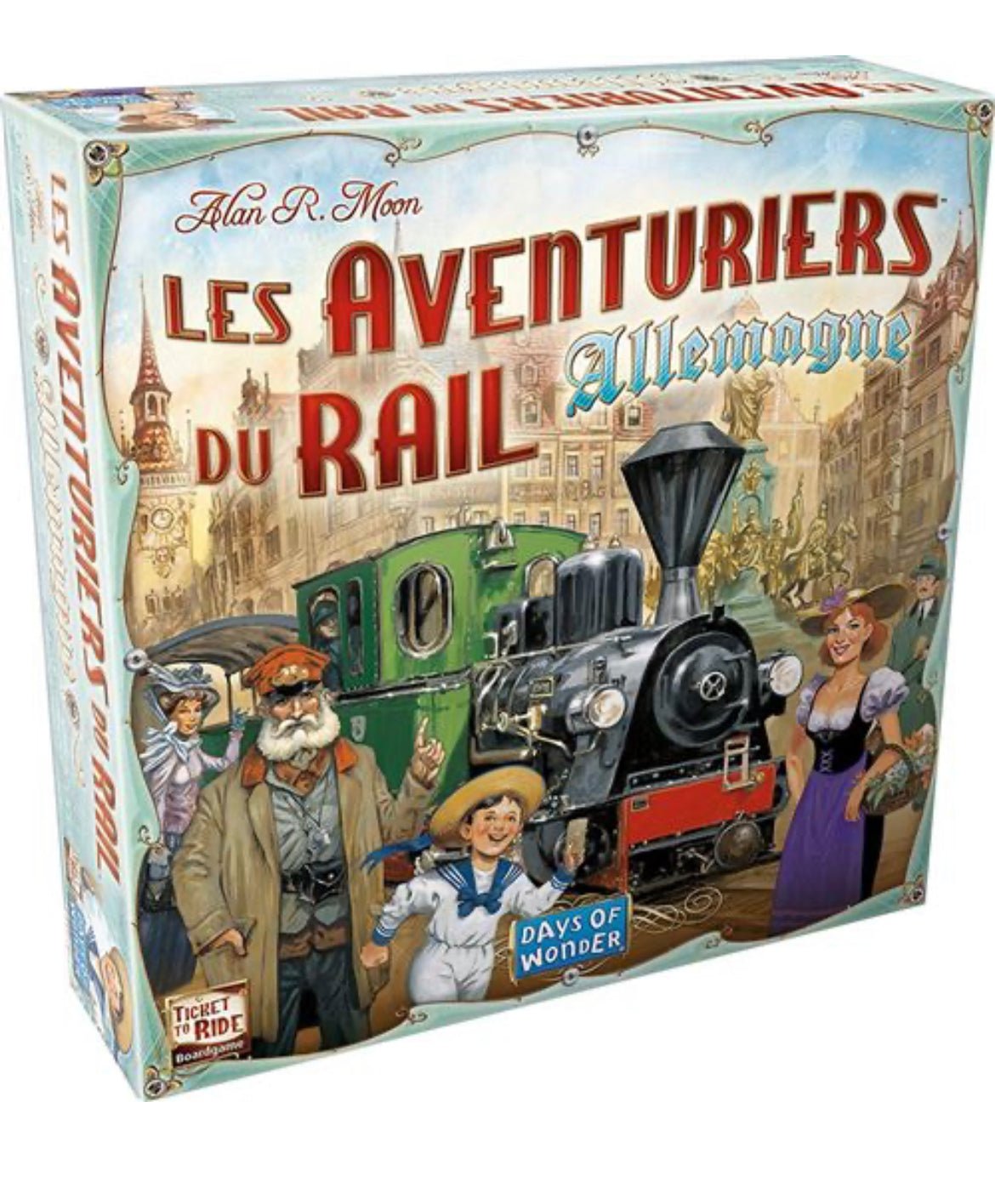 Aventuriers du rail - Allemagne - Jeu de plateau de stratégie - Rouge et Noir