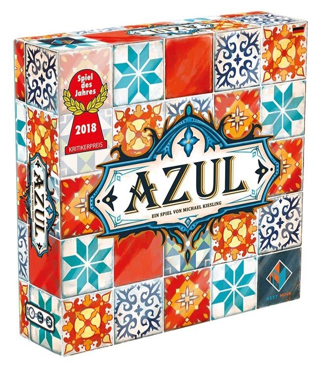 Azul - Jeu de plateau de stratégie - Rouge et Noir