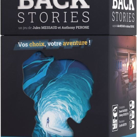 Back Stories - Seule sous la glace - Jeu de plateau de stratégie coopératif - Rouge et Noir