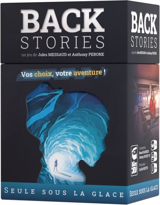 Back Stories - Seule sous la glace - Jeu de plateau de stratégie coopératif - Rouge et Noir