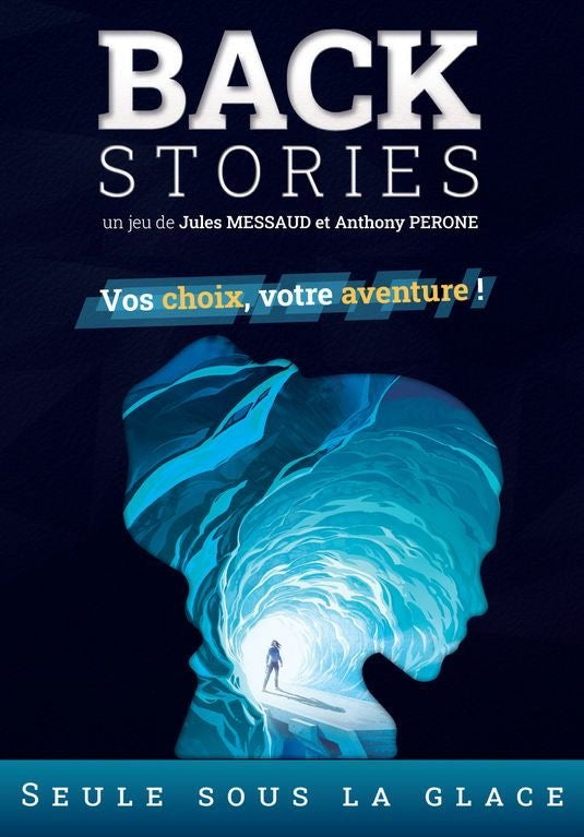 Back Stories - Seule sous la glace - Jeu de plateau de stratégie coopératif - Rouge et Noir