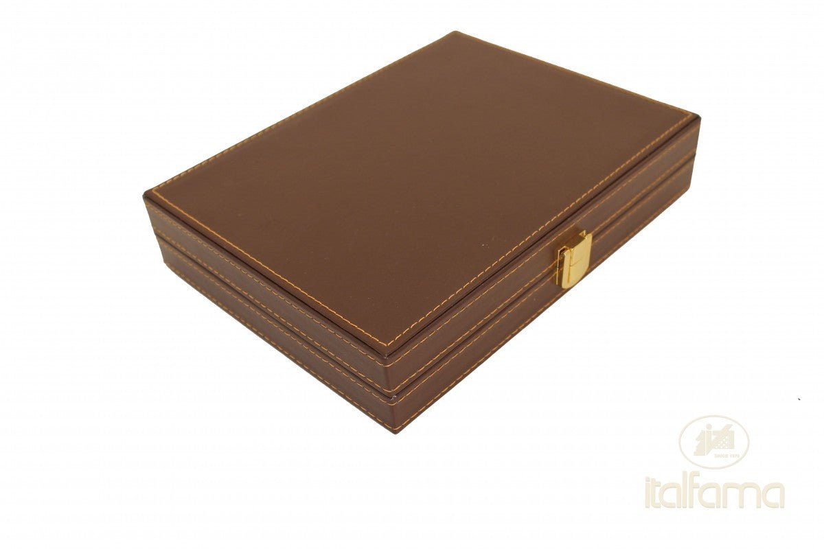 Plateau de Backgammon 53,5 x 37 cm - Croco Brun - Livraison Gratuite – American-Wholesaler MNM GmbH Plateau de Backgammon 53,5 x 37 cm - Croco Brun - Livraison Gratuite – American-Wholesaler MNM GmbH