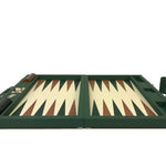 Backgammon en Cuir Vegan - Dal Negro - Backgammon en cuir vegan - Rouge et Noir