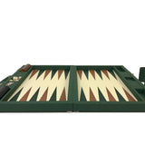 Backgammon en Cuir Vegan - Dal Negro - Backgammon en cuir vegan - Rouge et Noir