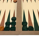 Backgammon en Cuir Vegan - Dal Negro - Backgammon en cuir vegan - Rouge et Noir