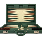 Backgammon en Cuir Vegan - Dal Negro - Backgammon en cuir vegan - Rouge et Noir