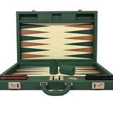 Backgammon en Cuir Vegan - Dal Negro - Backgammon en cuir vegan - Rouge et Noir