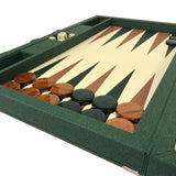 Backgammon en Cuir Vegan - Dal Negro - Backgammon en cuir vegan - Rouge et Noir